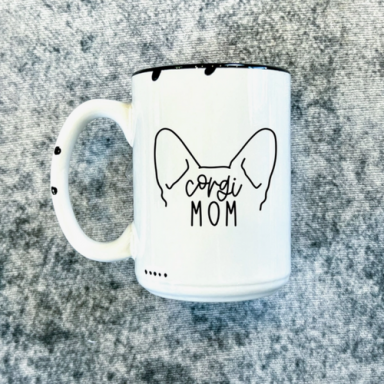 Dapper Paw Mug - Corgi Mom