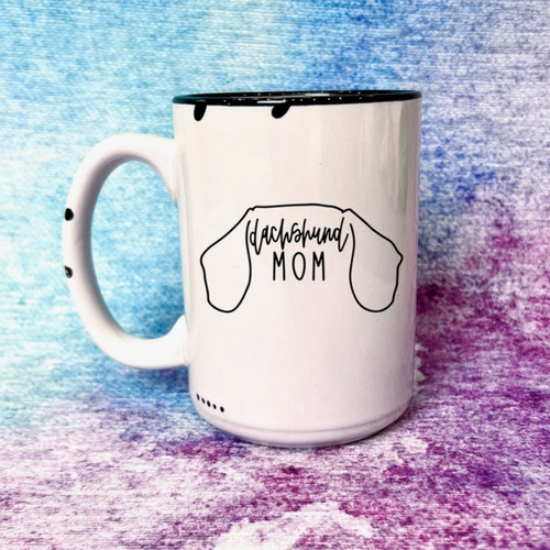 Dapper Paw Mug - Dachshund Mom
