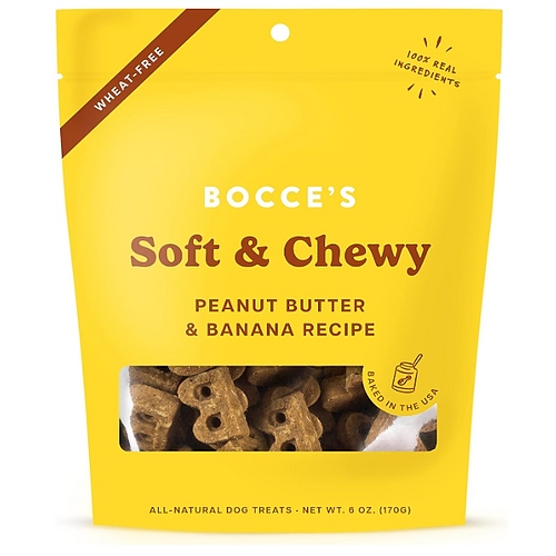 Bocce's Bakery - Soft & Chewy Peanut Butter & Banana Treats