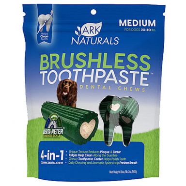 Ark Naturals - Medium Brushless Toothpaste, for dogs 20 to 40 lbs.