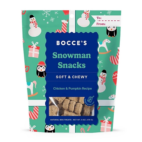 Bocce's Bakery - Soft & Chewy - Snowman Snacks