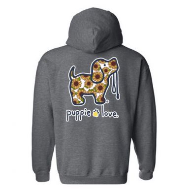 Puppie Love Hoodies - Sunflower Pup