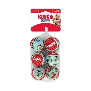 KONG - Holiday Tennis Balls - 6pk