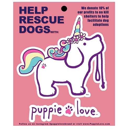 Puppie Love - Unicorn Pup Sticker
