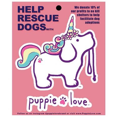 Puppie Love - Unicorn Pup Sticker