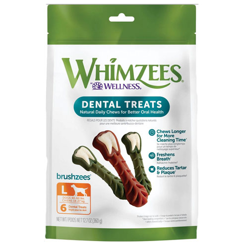 WHIMZEES® - Brushzees® All Natural Daily Dental Chew for Dogs