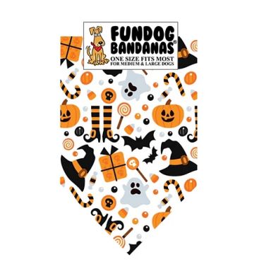 FunDog Bandanas - Witches & Pumpkins