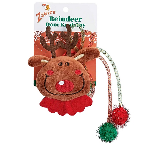 Zanies - Reindeer Door Knob Cat Toy