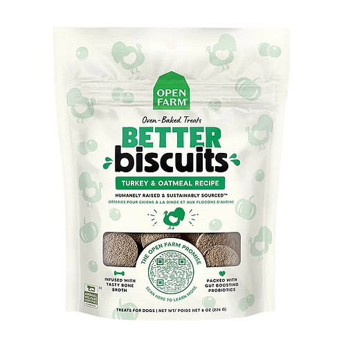 Open Farm - Better Biscuits - Turkey