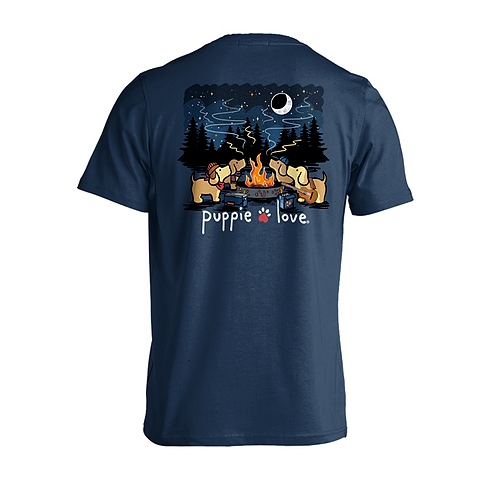 New! Puppie Love Tshirts - Campfire Ring Pups