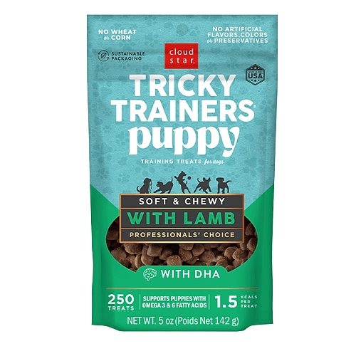 CloudStar - Tricky Trainers Puppy - Mini Soft & Chewy w/ Lamb