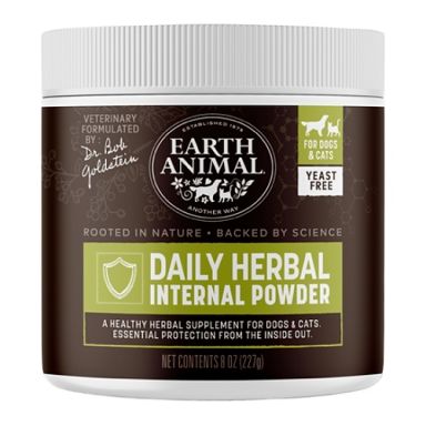 Earth Animal - Nature's Protection™ Flea & Tick Daily Herbal Internal Powder - Yeast Free - ON SAL