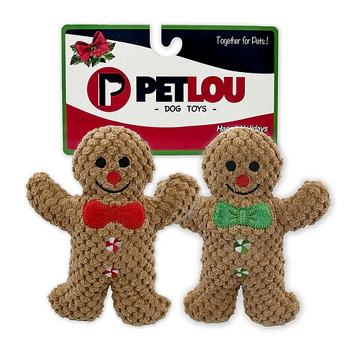 Pet Lou - 6" Gingerbread Men - 2pk