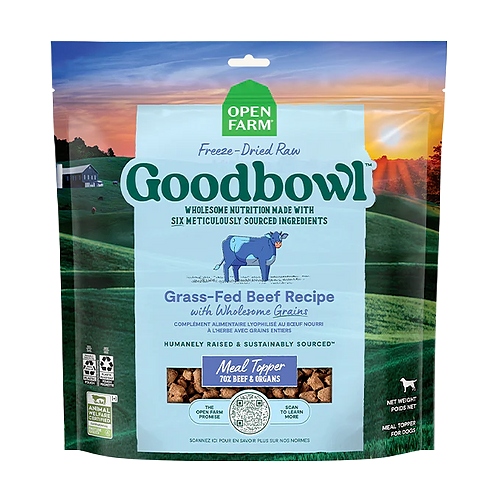 Open Farm - Goodbowl Freeze Dried Morsels - Grass-Fed Beef