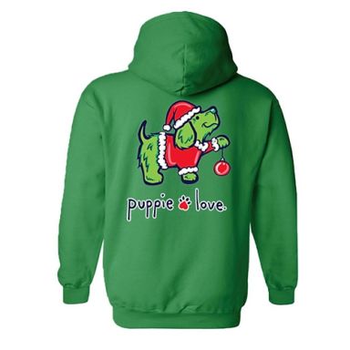 Puppie Love Hoodies - Christmas Grouch Pup