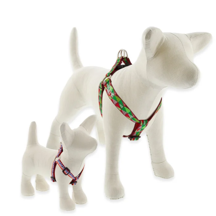 Microbatch Holiday Design Step In Dog Harness