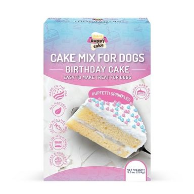 Puppy Cake - Mix Birthday Cake with Sprinkles