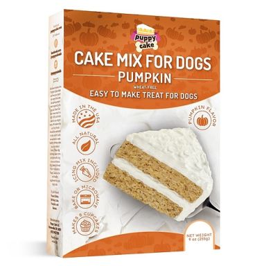 Puppy Cake -  Pumpkin Cake Mix