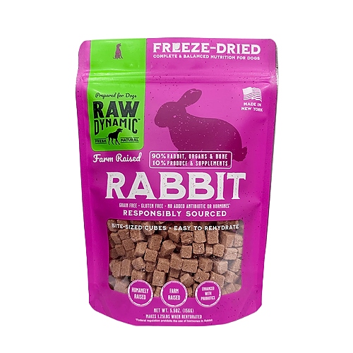 Raw Dynamic - Freeze Dried Morsels - Rabbit