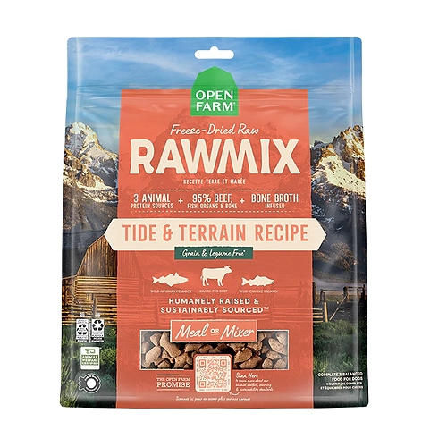 Open Farm - RawMix - Tide & Terrain Freeze Dried Raw