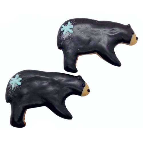 New! NH Black Bears w/ Snowflake