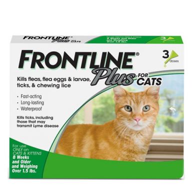 Frontline Plus Flea & Tick Cat & Kitten
