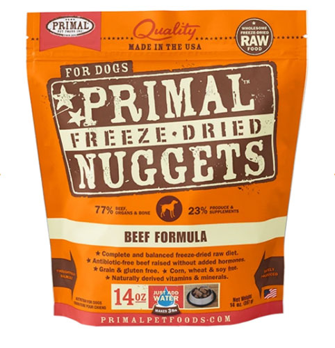 Primal Pet Foods Raw Canine Beef Freeze-Dried Formula 14oz