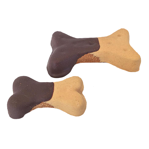 carob dipped dog biscuits